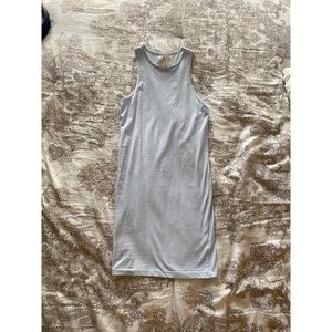 Baby Blue Mid Length Dress